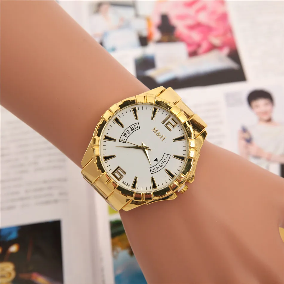 New Fashion Men's Watch Alloy Steel Belt For Gift Male Dial Simple Creative Hypoallergenic Quartz Watch
New Fashion Men's Watch Alloy Steel Belt For Gift Male Dial Simple Creative Hypoallergenic Quartz Watch