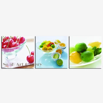 3 Panel Fresh Fruit Cherries Modern Still Life Fruit Painting Art Prints On Canvas for Kitchen Wall Decor Cheap Price SCP3087
3 Panel Fresh Fruit Cherries Modern Still Life Fruit Painting Art Prints On Canvas for Kitchen Wall Decor Cheap Price SCP3087