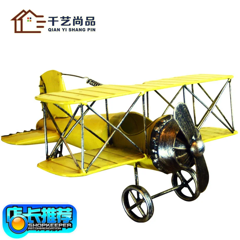 Do the old vintage Cafe Tieyi small plane decoration study living room simulation model of fighter toys
Do the old vintage Cafe Tieyi small plane decoration study living room simulation model of fighter toys