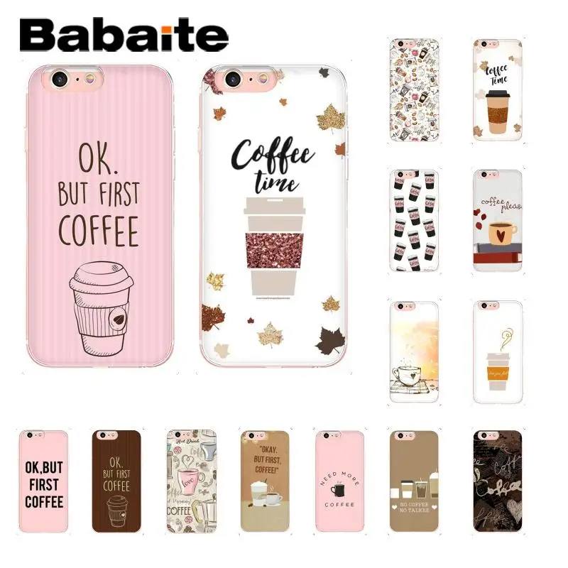 Babaite Ok But First Coffee Newly Arrived Phone Case for iPhone X XS MAX 6 6s 7 7plus 8 8Plus 5 5S SE XR 10
Babaite Ok But First Coffee Newly Arrived Phone Case for iPhone X XS MAX 6 6s 7 7plus 8 8Plus 5 5S SE XR 10