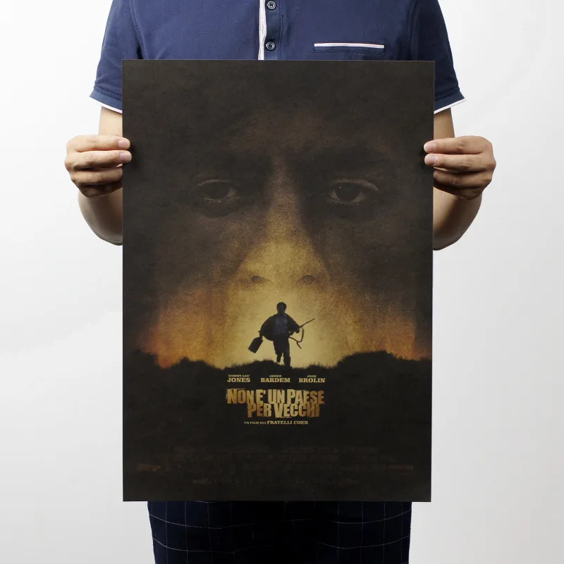Retro poster vintage Kraft paper 51x35 cm Movie " No Country for Old Men "painting wall art craft for living room bar
Retro poster vintage Kraft paper 51x35 cm Movie " No Country for Old Men "painting wall art craft for living room bar