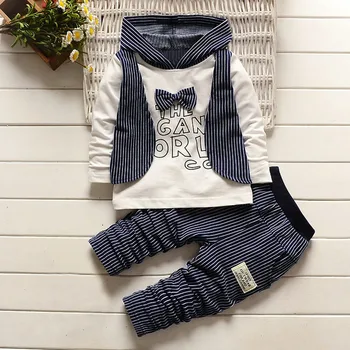 2Pcs Infant Toddler Baby Boys Bow Stripe Letter Hoodie Long Sleeve Tops+Print Pants Outfits Clothes Set
2Pcs Infant Toddler Baby Boys Bow Stripe Letter Hoodie Long Sleeve Tops+Print Pants Outfits Clothes Set