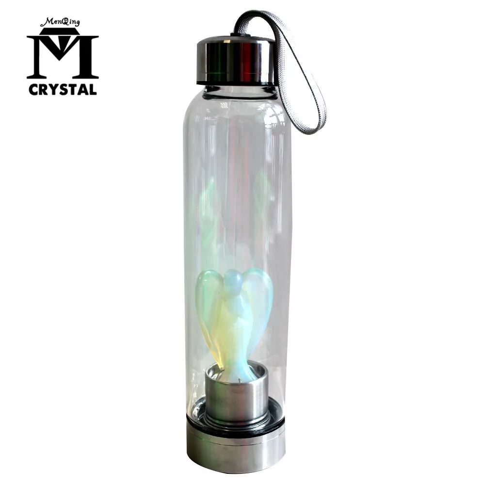 3 inches angel crystal Natural Crystal Healing Obelisk Wand Elixir Quartz stone Crystal drink Water Bottle with opal angel
3 inches angel crystal Natural Crystal Healing Obelisk Wand Elixir Quartz stone Crystal drink Water Bottle with opal angel
