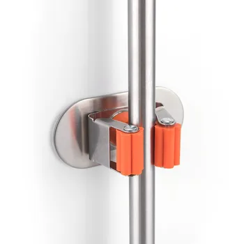 ANHO Stainless Steel Mop Holder Wall Mounted Broom Rack Storage Hanger Clip Seamless Sticker Self Adhesive Bathroom Accessories
ANHO Stainless Steel Mop Holder Wall Mounted Broom Rack Storage Hanger Clip Seamless Sticker Self Adhesive Bathroom Accessories