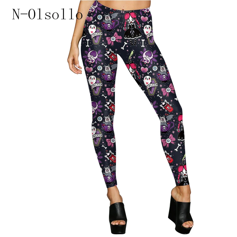 N-olsollo 2017 New Fashion Women Casual Leggings Gothic Jack Skellington Skull 3D Printed Leggins Elastic Waist Jeggings Pants
N-olsollo 2017 New Fashion Women Casual Leggings Gothic Jack Skellington Skull 3D Printed Leggins Elastic Waist Jeggings Pants
