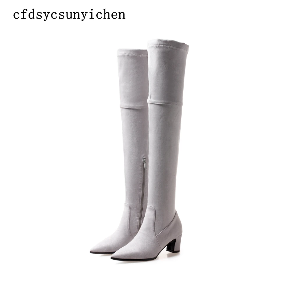 Sexy Hot Sale Black Yellow Gray Women Over-the Knee Boots Ladies Dress Shoes High Thin Heels BO-ASCP-08-33 Plus Big Size 11.5
Sexy Hot Sale Black Yellow Gray Women Over-the Knee Boots Ladies Dress Shoes High Thin Heels BO-ASCP-08-33 Plus Big Size 11.5