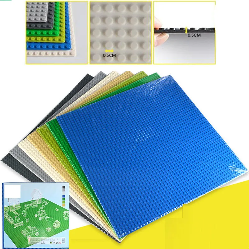 32*32 dots/25.5*25.5Cm 40*40cm Blocks Baseplat 50*50 dots Small Bricks Base Plate Compatible With Legoing
32*32 dots/25.5*25.5Cm 40*40cm Blocks Baseplat 50*50 dots Small Bricks Base Plate Compatible With Legoing