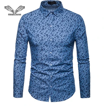 VISADA JAUNA New Men's Cashew Flower Print Lapel Large Size Slim Fashion Long-Sleeved Shirt European Size S-XL TLH44
VISADA JAUNA New Men's Cashew Flower Print Lapel Large Size Slim Fashion Long-Sleeved Shirt European Size S-XL TLH44