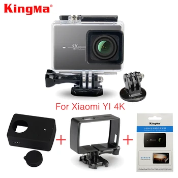 Kingma Waterproof Case+Frame+Screen Protector Film+ Silicone Case+Lens Cover For Xiaomi yi 4K Action Camera 2 II Accessories Kit
Kingma Waterproof Case+Frame+Screen Protector Film+ Silicone Case+Lens Cover For Xiaomi yi 4K Action Camera 2 II Accessories Kit