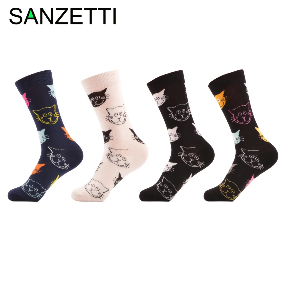 SANZETTI 5 Pair/Lot Women Colorful New Combed Cotton Socks Pattern In Tube Socks Personality chaussette femme calzini harajuku
SANZETTI 5 Pair/Lot Women Colorful New Combed Cotton Socks Pattern In Tube Socks Personality chaussette femme calzini harajuku