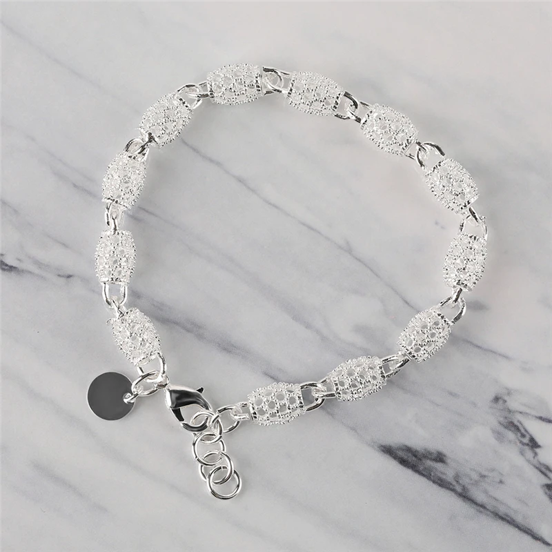 Trendy Women Bracelet Water Drop Design Link Chain Charm Jewelry Silver Plated Gift
Trendy Women Bracelet Water Drop Design Link Chain Charm Jewelry Silver Plated Gift