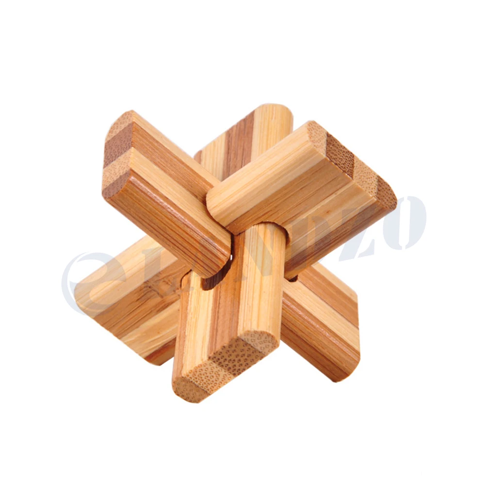 Дизайн головоломка для развития интеллекта Kong Ming Lock деревянная Блокировка