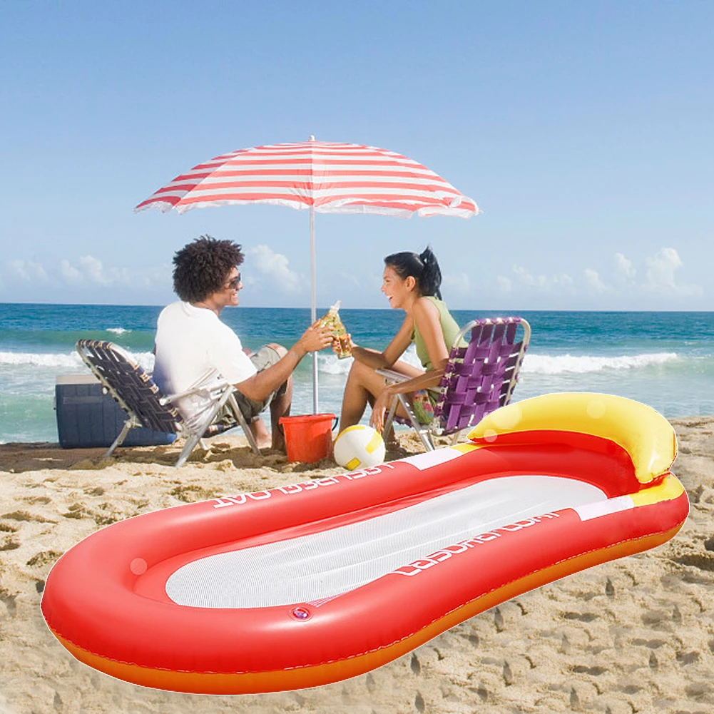 Person - Water Mesh Hammock Pool Lounger Float Inflatable Rafts Swimming Pool Air Floating Chair Water Toys Water Inflatable