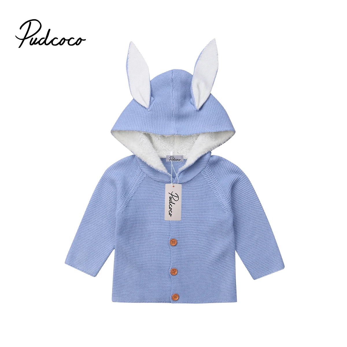 Фото Pudcoco 2018 новая детская одежда для малышей вязаный свитер маленьких девочек и