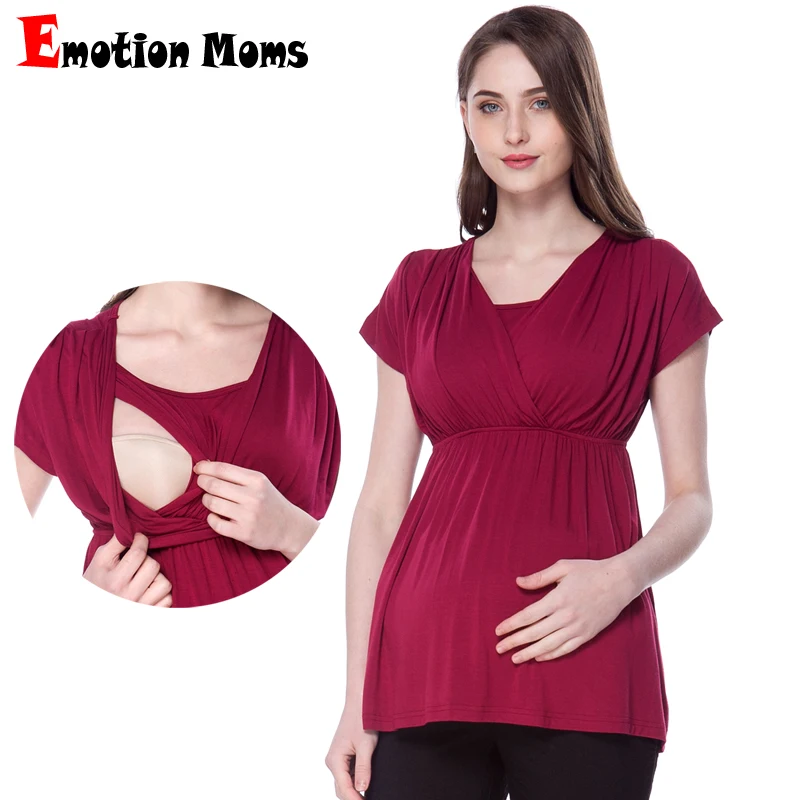 Emotion Moms Summer Maternity Clothes Nursing Breastfeeding T-shirt for pregnancy Nursing Tops for pregnant women Maternity tops
Emotion Moms Summer Maternity Clothes Nursing Breastfeeding T-shirt for pregnancy Nursing Tops for pregnant women Maternity tops