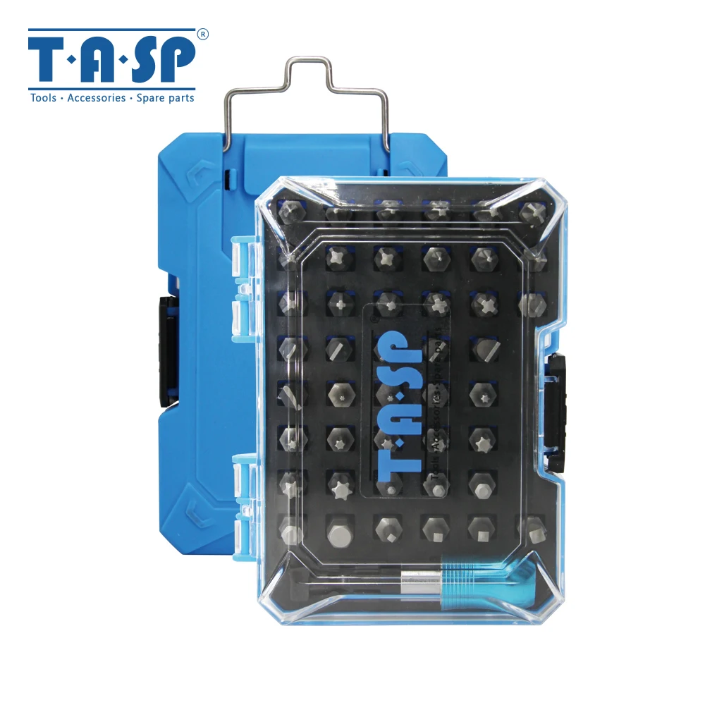 TASP 45 in 1 Screwdriver Bit Set 44pcs Various Types PH Pozi Torx Slotted Hex Bits & 1 Universal Magnetic Holder in Storage Box 
TASP 45 in 1 Screwdriver Bit Set 44pcs Various Types PH Pozi Torx Slotted Hex Bits & 1 Universal Magnetic Holder in Storage Box