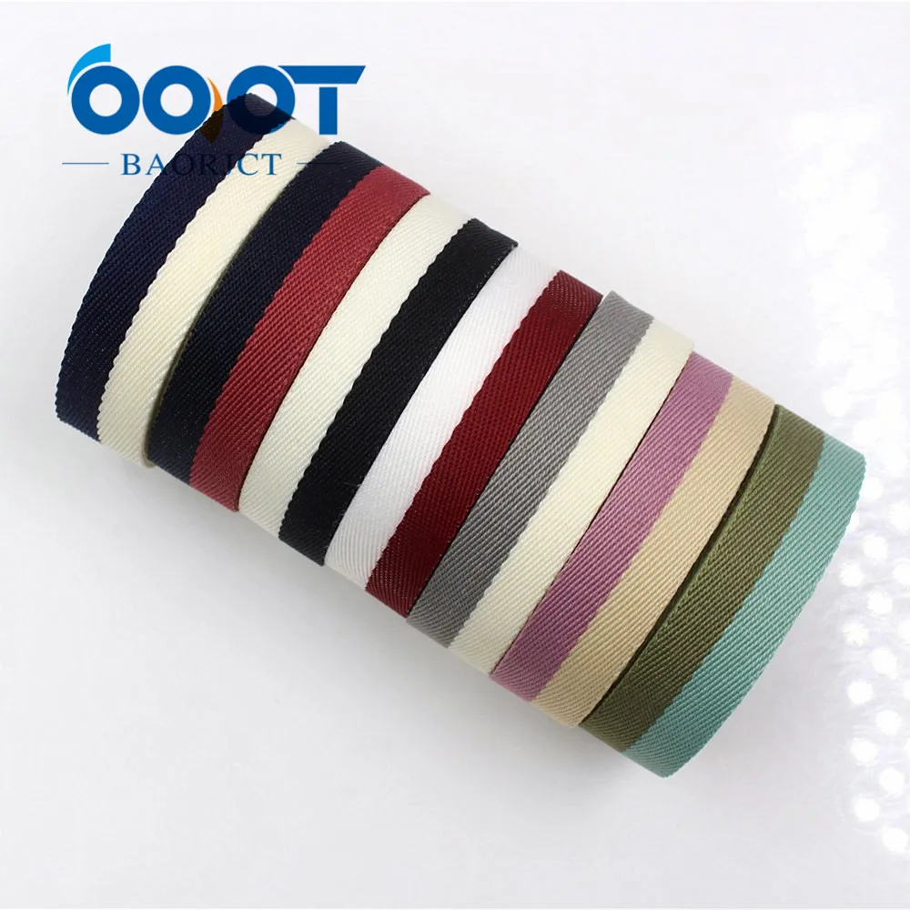 

OOOT BAORJCT I-181103-114,16mm 10yards Double-sided two-color striped ribbon DIY handmade bow headdress gift wrap materials