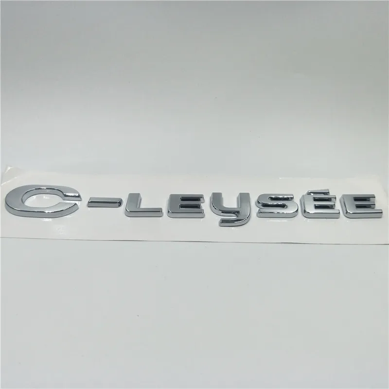 For Citroen C-Elysee Car Styling Sticker Emblem Badge rear Trunk Logo Label Decals
For Citroen C-Elysee Car Styling Sticker Emblem Badge rear Trunk Logo Label Decals