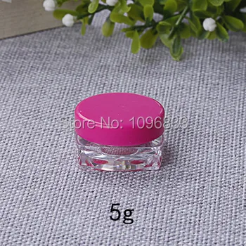 Rose Red Square Container 5g, 5ML Square Jar, 5g Square Packing Box, Plastic Cream Jars, Cosmetic Packing Jar, 50PCS/Lot
Rose Red Square Container 5g, 5ML Square Jar, 5g Square Packing Box, Plastic Cream Jars, Cosmetic Packing Jar, 50PCS/Lot