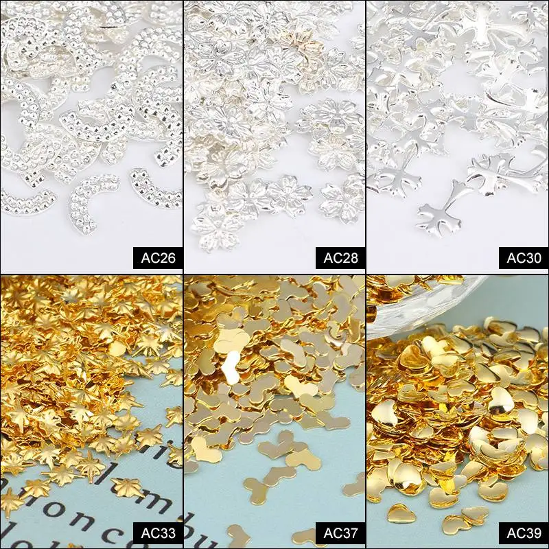 AZURE BEAUTY 300pcs Metal Gold Nail Art Gel Polish Decoration Cross Pattern Nail Studs 2018 New 3d nail art decorations
AZURE BEAUTY 300pcs Metal Gold Nail Art Gel Polish Decoration Cross Pattern Nail Studs 2018 New 3d nail art decorations