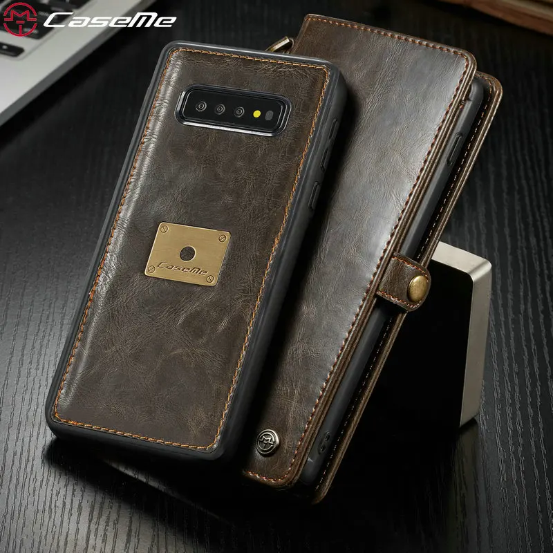 CaseMe Original Case For Samsung Galaxy S10 Plus Retro Genuine Leather Magnetic Removable Wallet Case For Samsung S10/S10e Case
CaseMe Original Case For Samsung Galaxy S10 Plus Retro Genuine Leather Magnetic Removable Wallet Case For Samsung S10/S10e Case