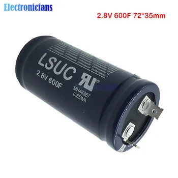 2.8V 600F 72*35mm Super Farad Capacitor Low ESR High Frequency 2.8V600F 72x35mm Ultracapacitor Automotive Module Power Supply
2.8V 600F 72*35mm Super Farad Capacitor Low ESR High Frequency 2.8V600F 72x35mm Ultracapacitor Automotive Module Power Supply