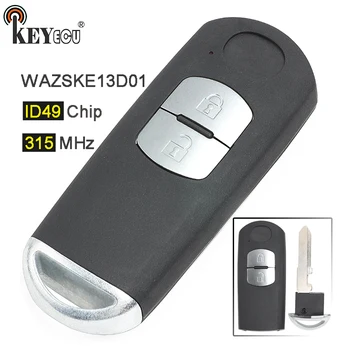 KEYECU FSK 315MHz ID49 Chip FCC: WAZSKE13D01 Replacement 2 Button Smart Remote Key Fob for Mazda
KEYECU FSK 315MHz ID49 Chip FCC: WAZSKE13D01 Replacement 2 Button Smart Remote Key Fob for Mazda