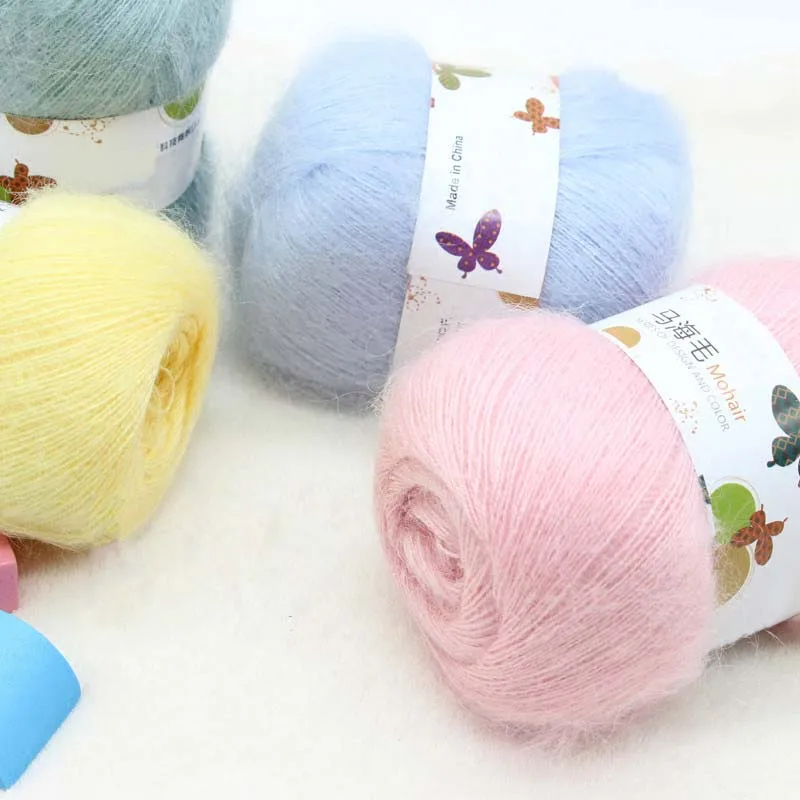 Top Quality 50g/ball Natural Wool & Mohair Yarn Extra Soft Long Worsted Hand Knitting Scart Cape Mohair Thread Eco-friendly Dye
Top Quality 50g/ball Natural Wool & Mohair Yarn Extra Soft Long Worsted Hand Knitting Scart Cape Mohair Thread Eco-friendly Dye