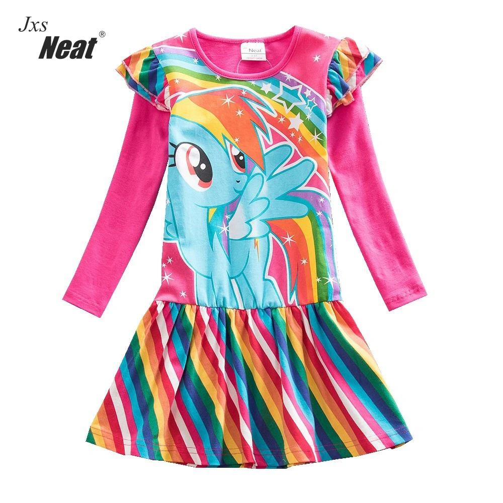 Girl Long Sleeve Cartoon Dress Pattern Print Autumn Hot Baby Round A-line Dress Cotton Party Girl Rainbow Long Sleeve Dress 6010
Girl Long Sleeve Cartoon Dress Pattern Print Autumn Hot Baby Round A-line Dress Cotton Party Girl Rainbow Long Sleeve Dress 6010