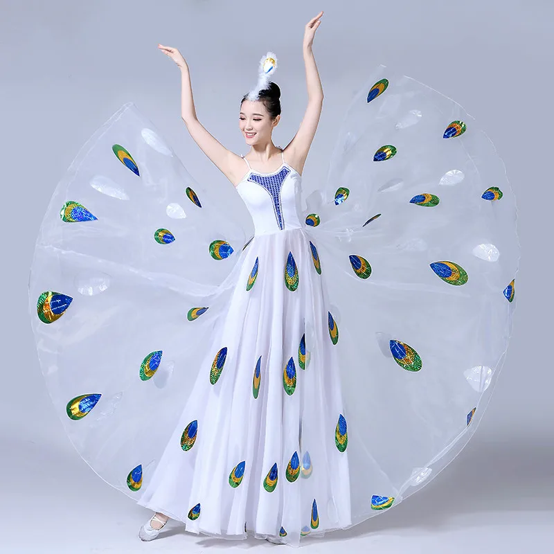 Zorro Kni Ght New Dai Dance Performance Dance Costume Female Adult Performance White Peacock Dance Swing Skirt S-XXL
Zorro Kni Ght New Dai Dance Performance Dance Costume Female Adult Performance White Peacock Dance Swing Skirt S-XXL