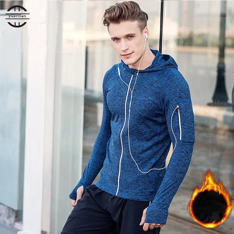 2018 YEL Long Sleeve Sport Shirt Men Hat+Zipper Women's Running T-shirts Gym Sports Clothing Sport Top Men's Sportswear Rashgard
2018 YEL Long Sleeve Sport Shirt Men Hat+Zipper Women's Running T-shirts Gym Sports Clothing Sport Top Men's Sportswear Rashgard