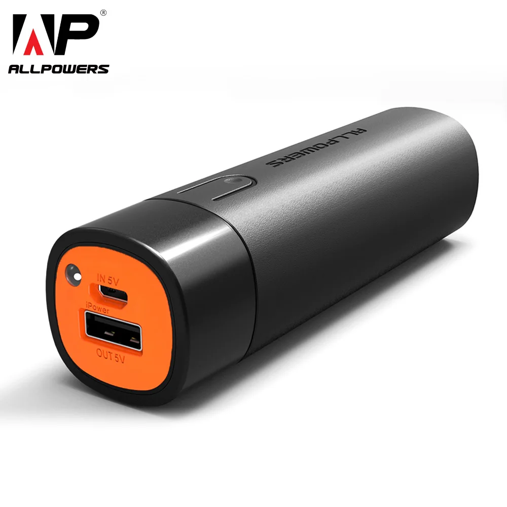 ALLPOWERS Power Bank 5000mAh Mini Universal External Battery Mobile Phones Charger for iPhone Samsung Nokia Huawei Xiaomi
ALLPOWERS Power Bank 5000mAh Mini Universal External Battery Mobile Phones Charger for iPhone Samsung Nokia Huawei Xiaomi