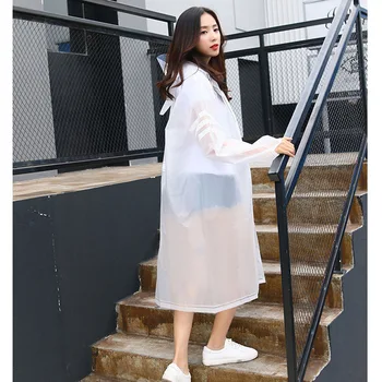 Long Transparent EVA Women Raincoat Thickened Waterproof Rain Coat Women Clear Transparent Camping Waterproof Rainwear Suit
Long Transparent EVA Women Raincoat Thickened Waterproof Rain Coat Women Clear Transparent Camping Waterproof Rainwear Suit