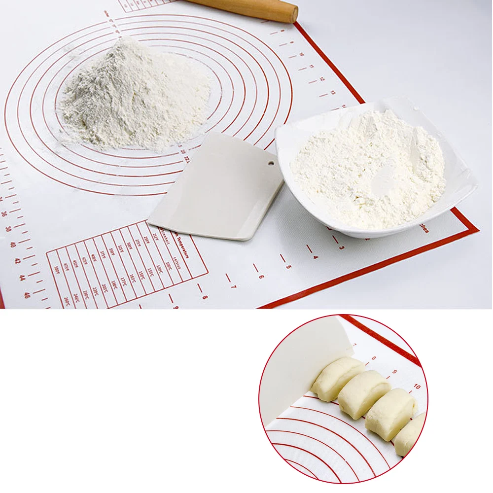 Hot Silicone Non Stick Pastry Rolling Mat Reusable Kneading Thicken Baking Board Rolling Dough Pad Cooking Tools
Hot Silicone Non Stick Pastry Rolling Mat Reusable Kneading Thicken Baking Board Rolling Dough Pad Cooking Tools