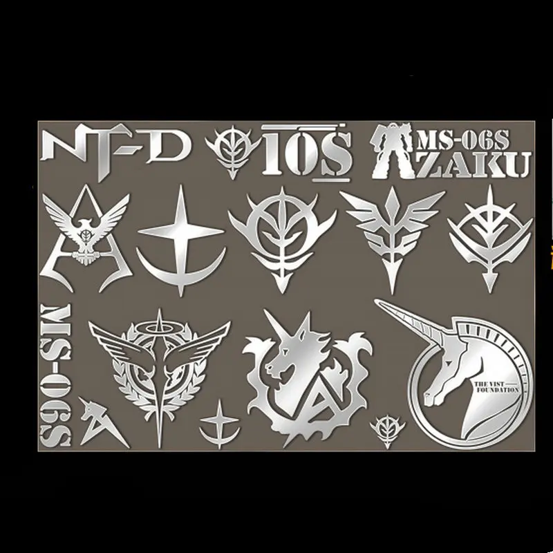 16pcs/set Gundam AGE Anime Sticker Alloy Metal DIY Toy Sticker for Mobile Phone Laptop Fridge Decal Stickers Kids Gift
16pcs/set Gundam AGE Anime Sticker Alloy Metal DIY Toy Sticker for Mobile Phone Laptop Fridge Decal Stickers Kids Gift
