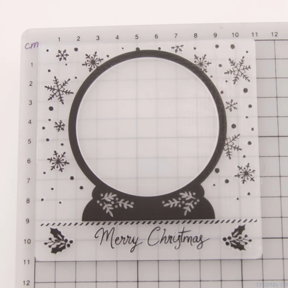 Plastic Embossing Folder Template DIY Scrapbook Photo Album Card Craft DIY Christmas Snowflake
Plastic Embossing Folder Template DIY Scrapbook Photo Album Card Craft DIY Christmas Snowflake