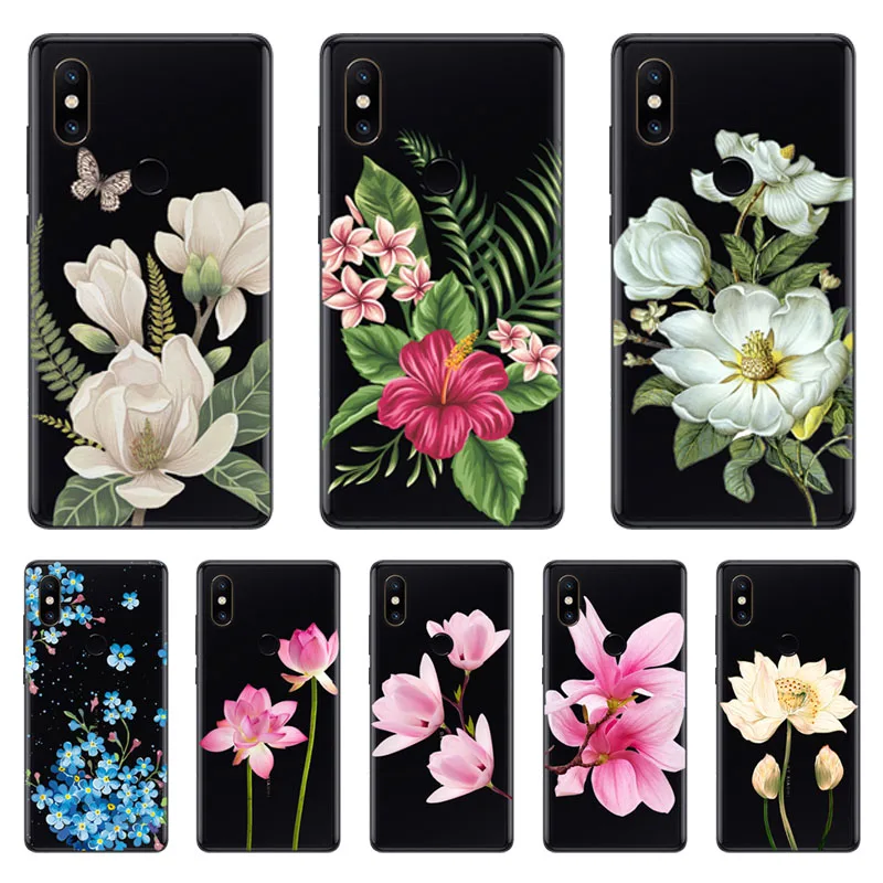 xiaomi mi mix 2s Case,Silicon Black Painting flower Soft TPU Back Cover for xiaomi mi mix 2s Protect Phone cases shell
xiaomi mi mix 2s Case,Silicon Black Painting flower Soft TPU Back Cover for xiaomi mi mix 2s Protect Phone cases shell