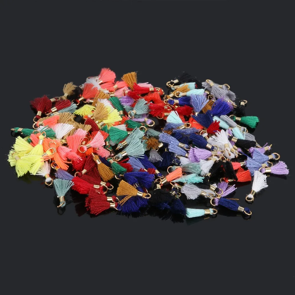 10pcs 10mm+3mm Circle Golden Cap Cotton Small Mini Jewelry Tassel Mixed Color Making Key Earring Necklace Jewelry Accessory DIY
10pcs 10mm+3mm Circle Golden Cap Cotton Small Mini Jewelry Tassel Mixed Color Making Key Earring Necklace Jewelry Accessory DIY