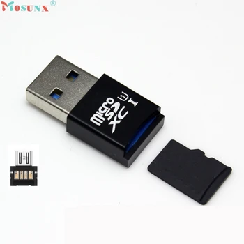 Hot-sale MOSUNX Card Reader MINI 5Gbps Super Speed USB 3.0 + OTG Micro SD/SDXC TF Card Reader Adapter 1 pc
Hot-sale MOSUNX Card Reader MINI 5Gbps Super Speed USB 3.0 + OTG Micro SD/SDXC TF Card Reader Adapter 1 pc