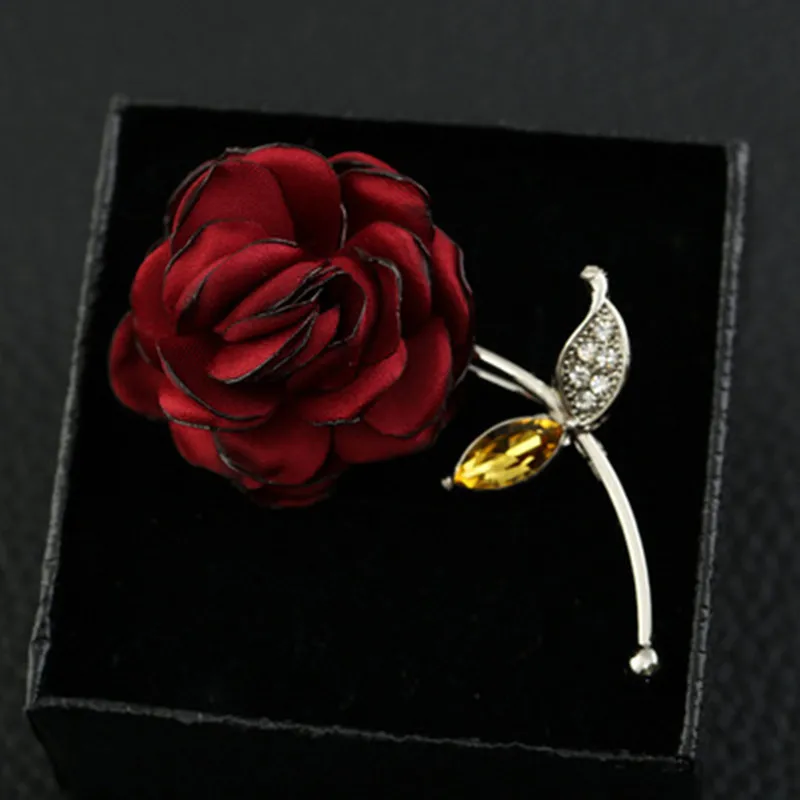 Brooch Flower Lapel Pin 6 Colors Women Men Fabric Rose Brooches Dress Accessories Wedding Party Formal Tuxedo Lapel Flower
Brooch Flower Lapel Pin 6 Colors Women Men Fabric Rose Brooches Dress Accessories Wedding Party Formal Tuxedo Lapel Flower