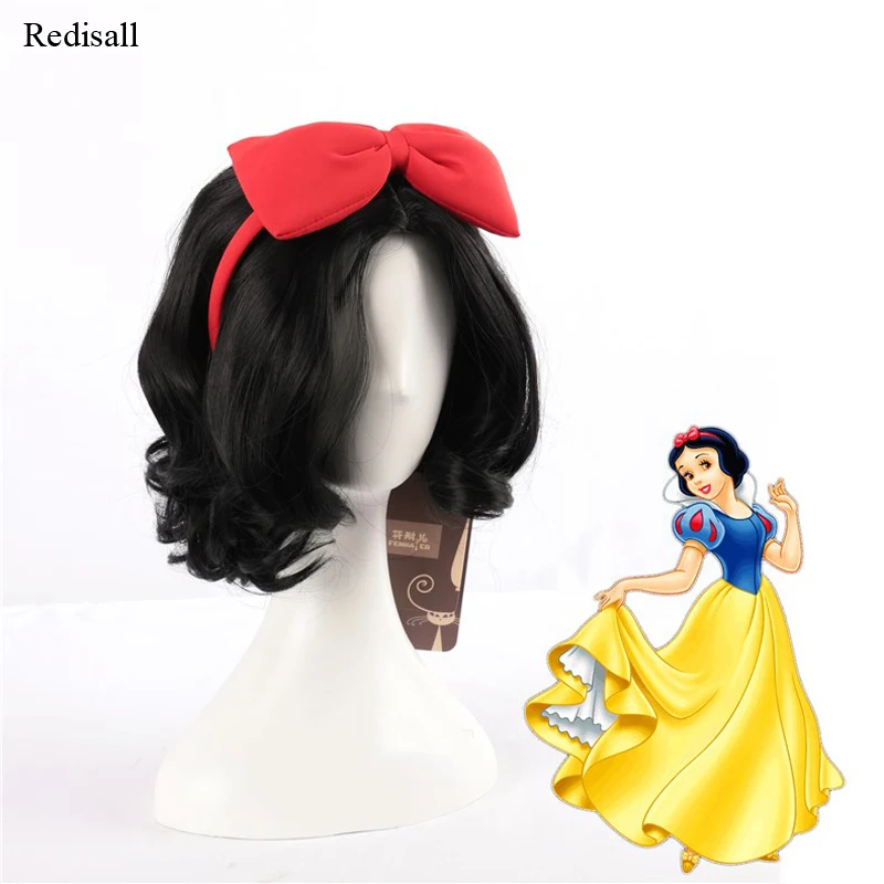Snow White Cosplay Hair with Big Bowknot Hairpin Halloween Cosplay Synthetic Hair Real Pictures Free Wig Cap Princess Cosplay
Snow White Cosplay Hair with Big Bowknot Hairpin Halloween Cosplay Synthetic Hair Real Pictures Free Wig Cap Princess Cosplay