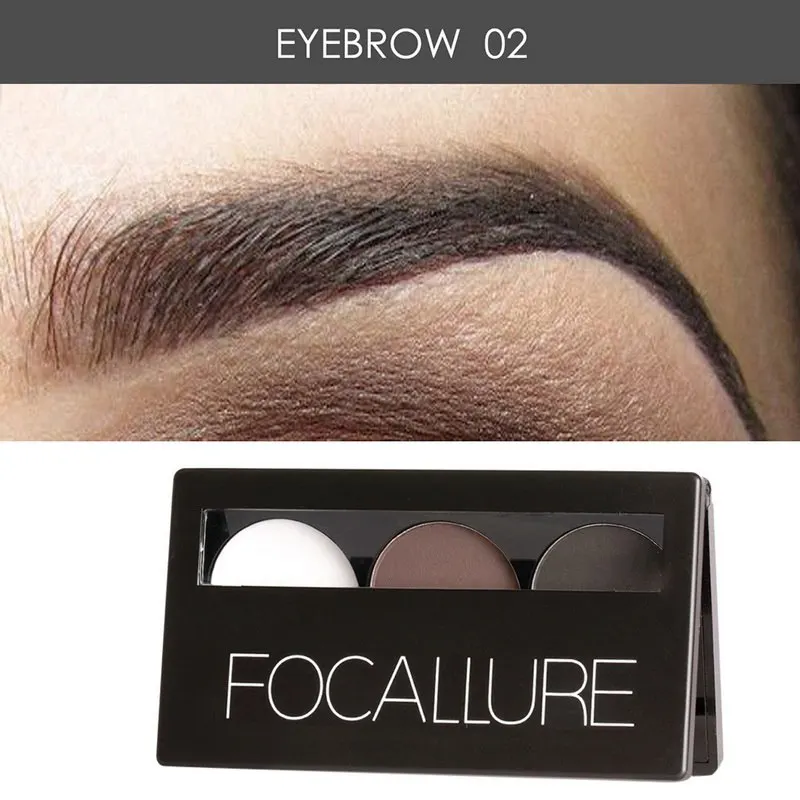FOCALLURE Brand Three- Color Eyebrow Powder Waterproof And Sweat-proof Shadow High-light Double-effect Brows Powder
FOCALLURE Brand Three- Color Eyebrow Powder Waterproof And Sweat-proof Shadow High-light Double-effect Brows Powder