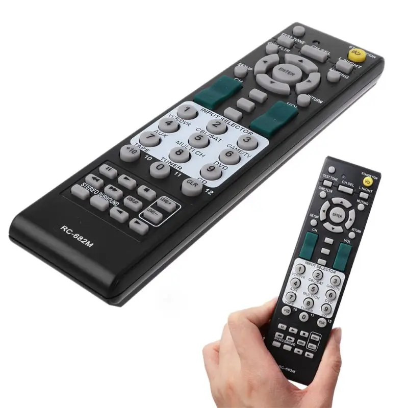 Remote Control Replacement for Onkyo Power Amplifier AV Receiver Controller RC-682M RC-681M RC-606S RC-607M SR603/502/504 HTR550
Remote Control Replacement for Onkyo Power Amplifier AV Receiver Controller RC-682M RC-681M RC-606S RC-607M SR603/502/504 HTR550
