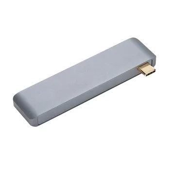 Computer Accessories Aluminum Type-C Card Reader USB 3.0 5 in 1 Combo Hub High Quality Gray OTG for MacBook Laptop HP Dell L0222
Computer Accessories Aluminum Type-C Card Reader USB 3.0 5 in 1 Combo Hub High Quality Gray OTG for MacBook Laptop HP Dell L0222