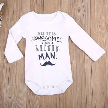 Newborn Infant Baby Kids Boys Letter Print Bodysuit Jumpsuit Baby Coming home Outfits
Newborn Infant Baby Kids Boys Letter Print Bodysuit Jumpsuit Baby Coming home Outfits