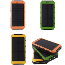 Portable Cellphone Solar font b Power b font font b Bank b font 10000 mAh DUAL
