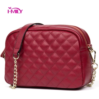HMILY Designer Women Messenger Bags Genuine Leather Diamond Lattice Small Casual Ladies Cowhide Shoulder Crossbody Bag
HMILY Designer Women Messenger Bags Genuine Leather Diamond Lattice Small Casual Ladies Cowhide Shoulder Crossbody Bag