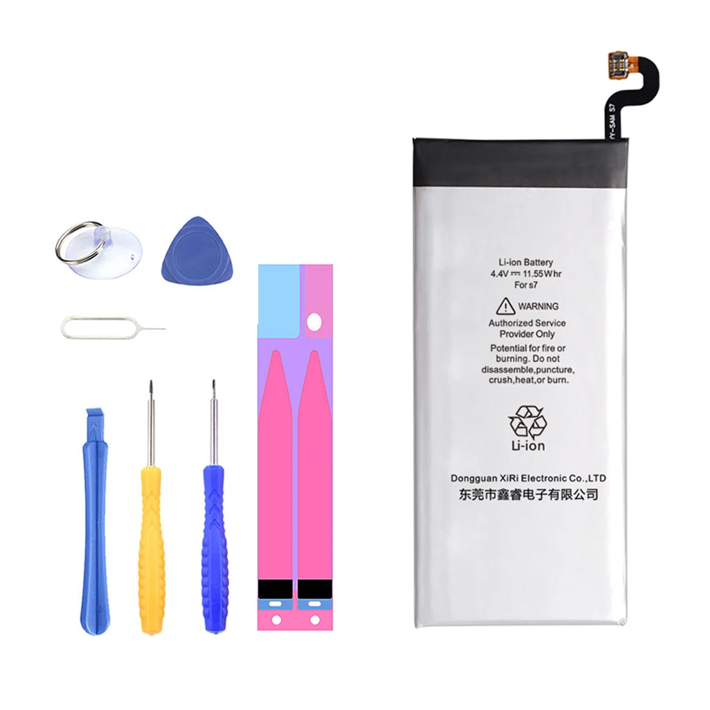 Original Battery For Samsung Galaxy S7 G930F 3000mAh High Capacity Bateria For Battery Samsung S7 EB-BG930ABE Free Tools Kits
Original Battery For Samsung Galaxy S7 G930F 3000mAh High Capacity Bateria For Battery Samsung S7 EB-BG930ABE Free Tools Kits
