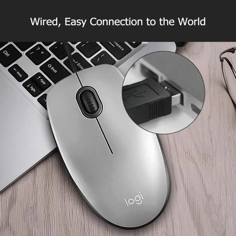 Logitech Wired Slient Mouse 1000DPI USB Wired Mouse For PC Laptop Computer Gaming Mouse For LoL Dota Gaming
Logitech Wired Slient Mouse 1000DPI USB Wired Mouse For PC Laptop Computer Gaming Mouse For LoL Dota Gaming