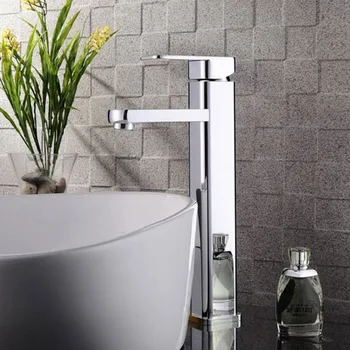 Full copper cold and hot basin faucet with high wash basin faucet tap water faucet
Full copper cold and hot basin faucet with high wash basin faucet tap water faucet
